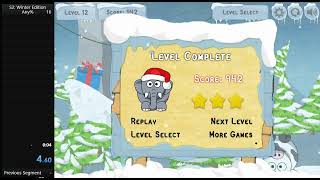 Snoring 2 - Winter Edition Level 12 Any% 100% Speedrun 4.60