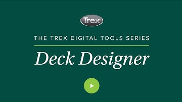 How to Create a 3D Model of Your Deck | Trex Deck Designer Tool Tutorial