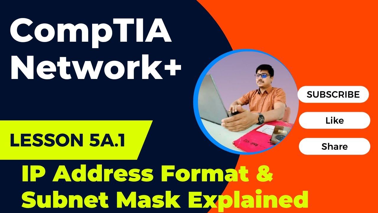 5A.1 IP Address Format & Subnet Mask Explained | CompTIA Network+