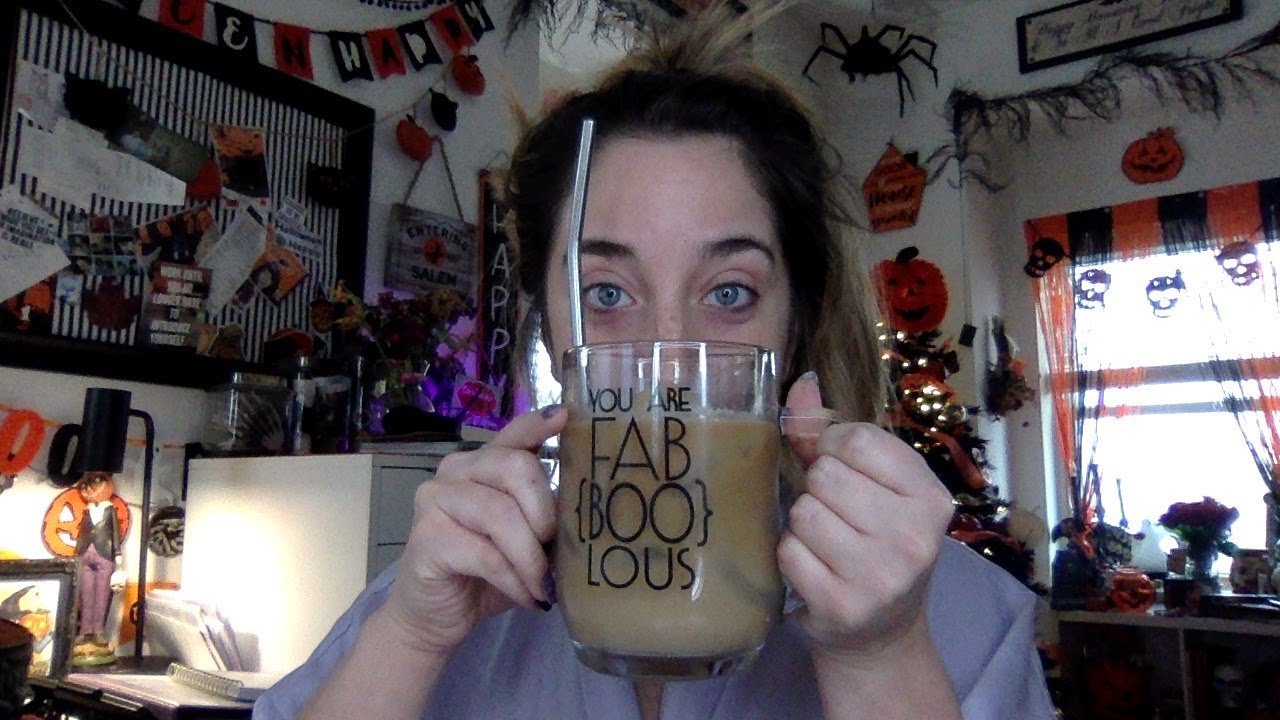 COFFEE CHAT, 🎃☕️🌞MORNING LIVE STREAM + GET READY WITH ME TO STAY SNOWED IN | HALLOWEEN HAPPY