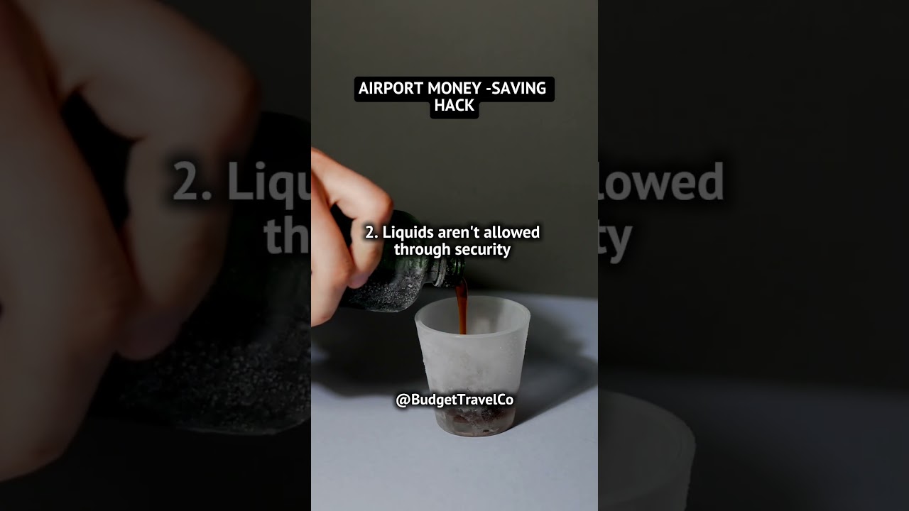 Why bottled water is overpriced at airports #shorts #travelhacks #budgettravel #travelshorts