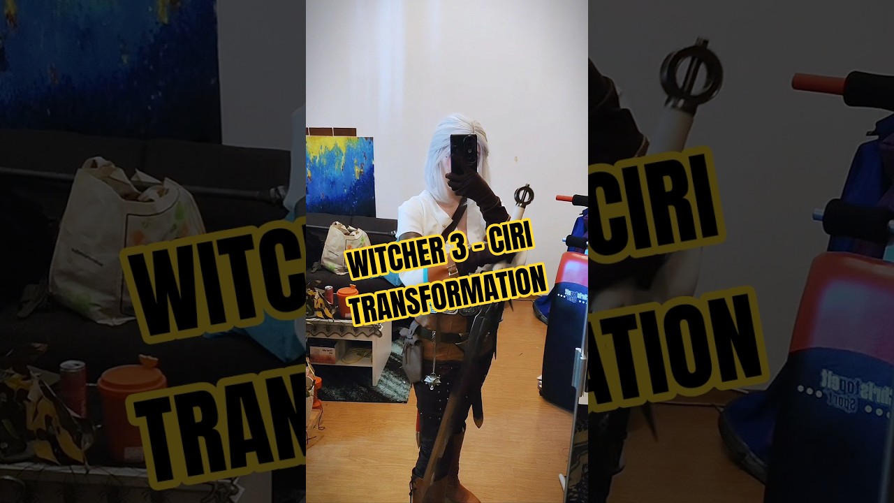 WITCHER 3 - Ciri - Cosplay Transformation 