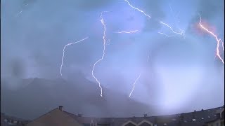Orage Fort Du 10 Juillet 2017 - Sallanches 74