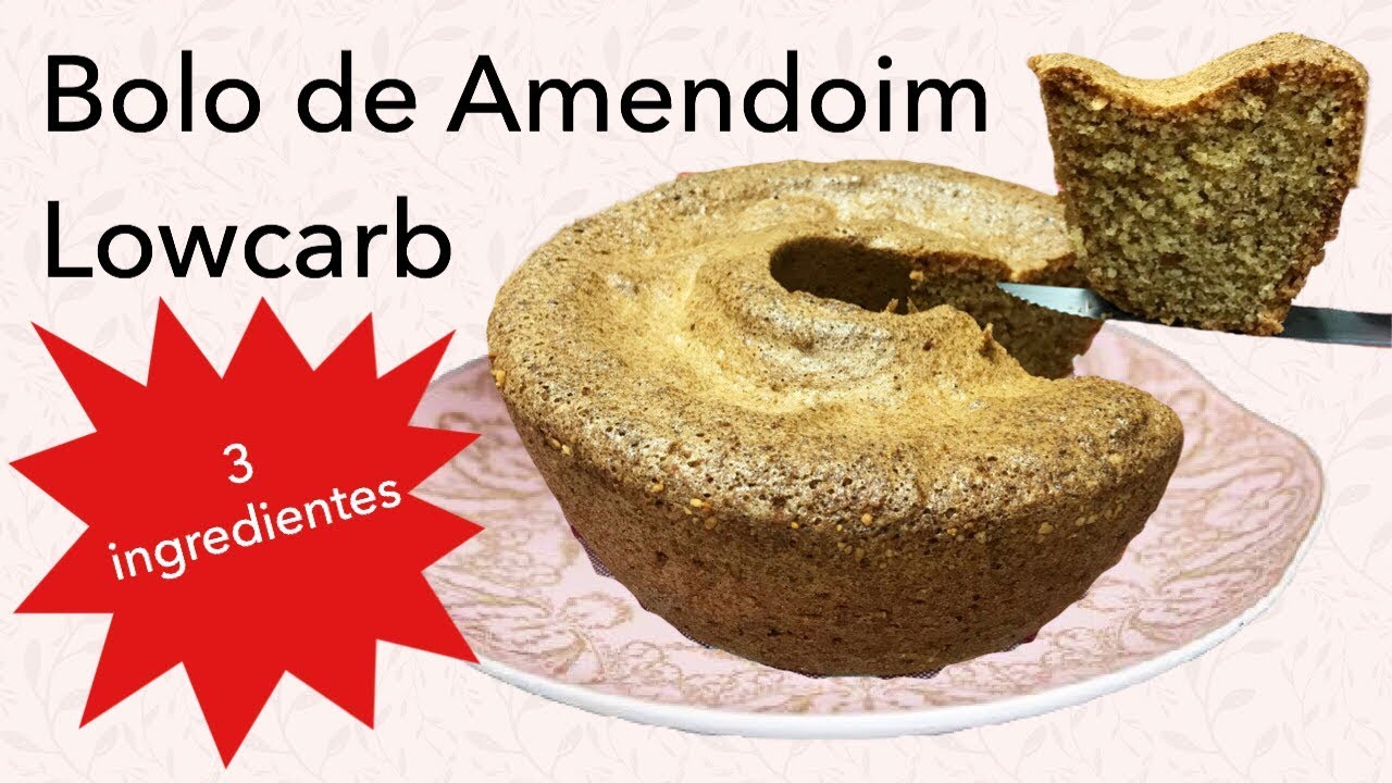 BOLO DE AMENDOIM LOWCARB - Cozinha da Marinoca