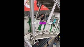 He Turned Stairs Into an Escalator 😂😳