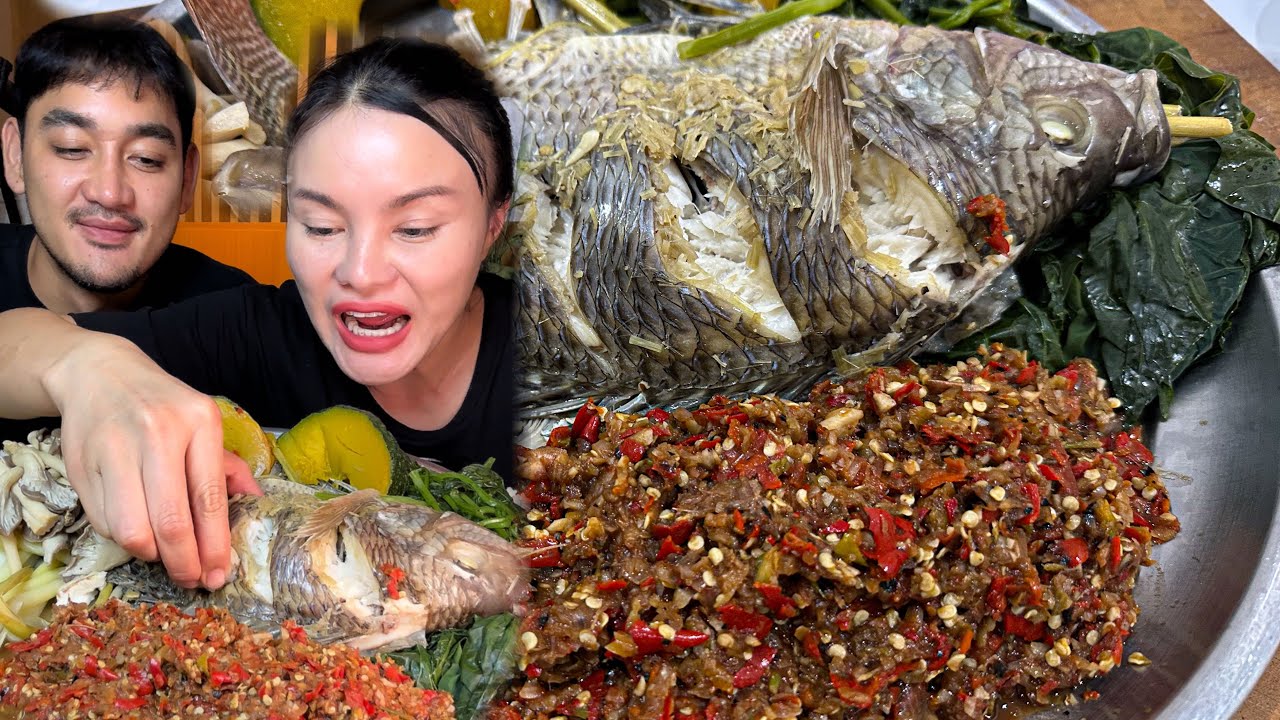 นึ่งปลาตำแจ่วตามใจคุณสามี (สามีบ้านไหนเป็นบ้าง)|ตั้มมี่ Channal