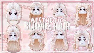 AESTHETIC BLONDE HAIR CODES ON ROBLOX #2