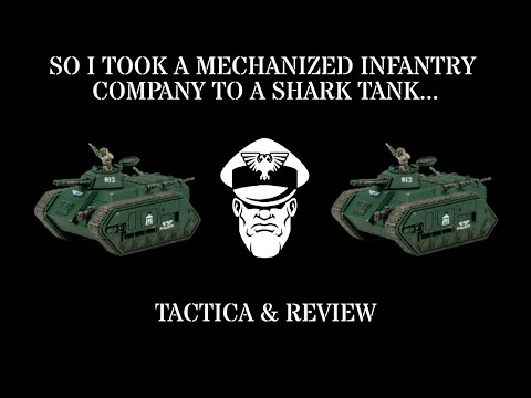So I Took a Mechanized Infantry Company to a Shark Tank... - Competitive 9th Ed. Warhammer 40,000