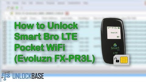 How to Unlock Smart Bro LTE Pocket WiFi (Evoluzn FX-PR3L)
