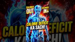 Calorie Deficit Ka Sach 🔥 Fat Loss Reality! #fatloss #caloriedeficit #weightloss #fitness #gym