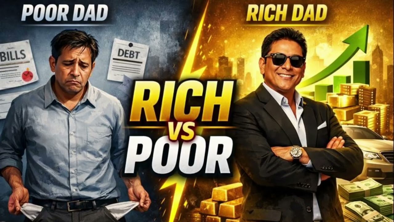 Rich Dad Poor Dad Audiobook | Book Summary in hindi | financial books 📚 