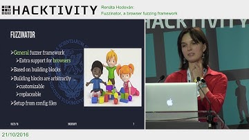 Renáta Hodován – Fuzzinator, a browser fuzzing framework