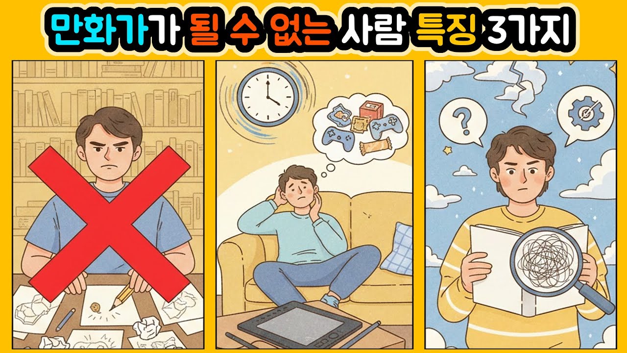 그림은 잘 그리는데… 왜 만화는 못 만들까?
