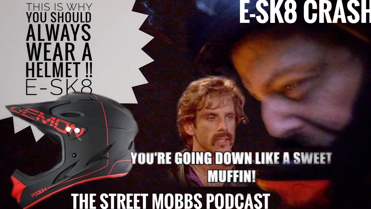 You should ALWAYS wear a helmet/ Podium Demon / E-Sk8 Crash / Florida