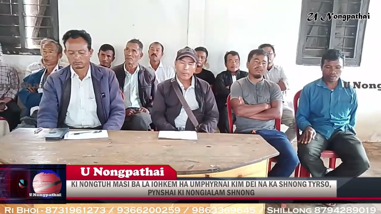 KI NONGTUH MASI BA LA IOHKEM HA UMPHYRNAI KIM DEI NA KA SHNONG TYRSO, PYNSHAI KI NONGIALAM SHNONG