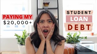 HOW TO PAY OFF STUDENT LOAN DEBT (20K within 2 Years)| Debt Free | Frugal Living | FINANCIAL MINDSET