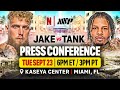 Jake vs. Tank: Miami Press Conference | LIVE on Netflix November 14