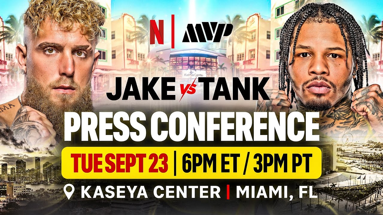 Jake vs. Tank: Miami Press Conference | LIVE on Netflix November 14