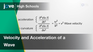 Velocity and Acceleration of a Wave | Physics | Video Textbooks - Preview