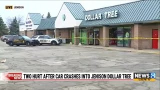 2 injured when SUV crashes into Jenison Dollar Tree
