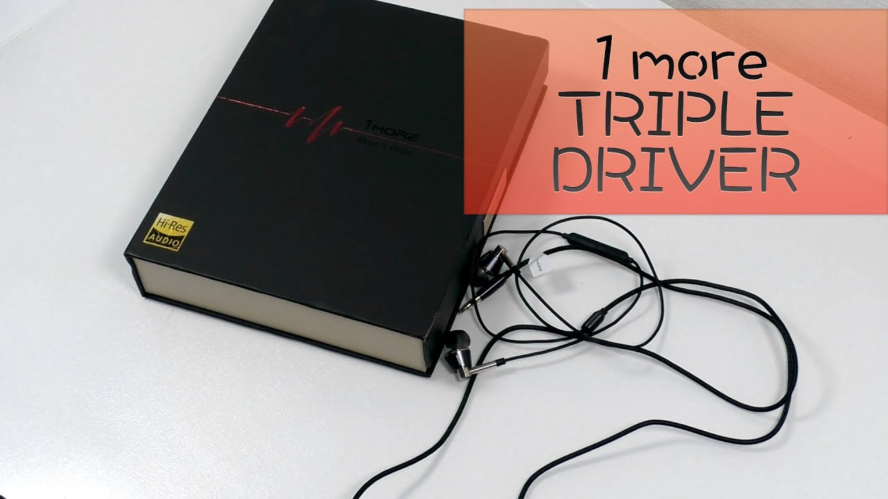 Супер наушники 1more TRIPLE DRIVER