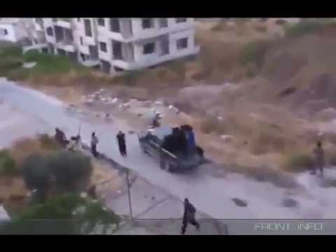 Сирия ТОЧНОЕ ПОПАДАНИЕ РАКЕТЫ по боевикам ИГИЛ!!!