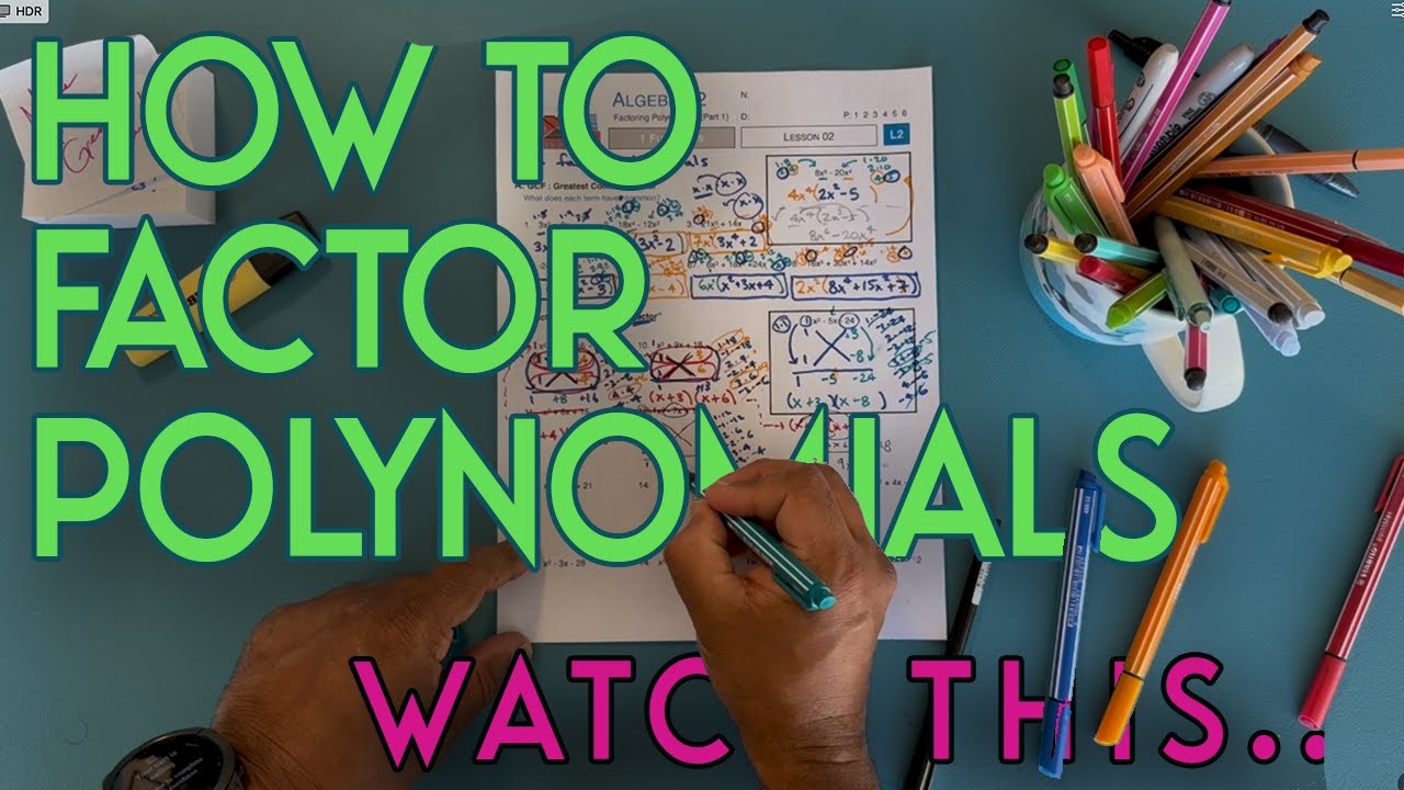 How to factor polynomials without fail! - YouTube