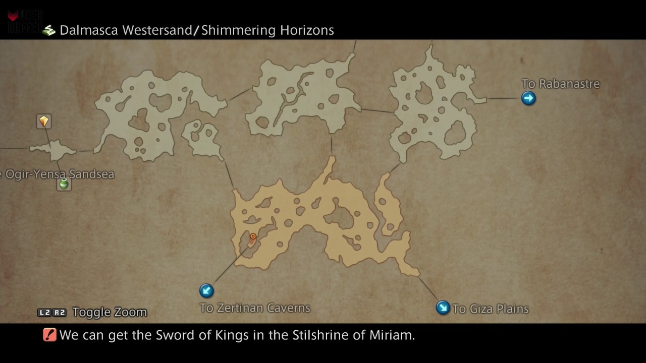 Final Fantasy XII: The Zodiac Age - All Boulders + Secret Area of Zertinan Caverns...