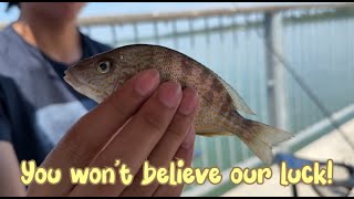 Fishing Vlog | James River Fishing Pier in Newport News Virginia | Unbelievable Luck