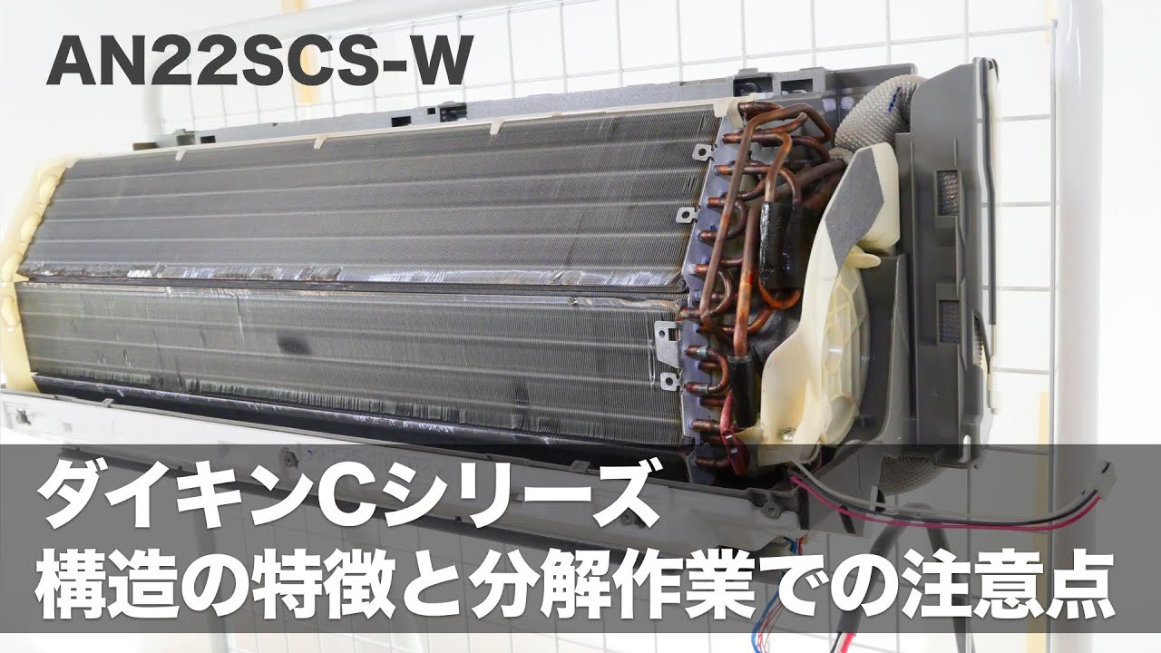 ダイキンエアコン 自動お掃除機能付き2015年式 AN22SFSK-w 分解洗浄 ...