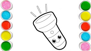 Easy Flashlight Drawing for Kids screenshot 1