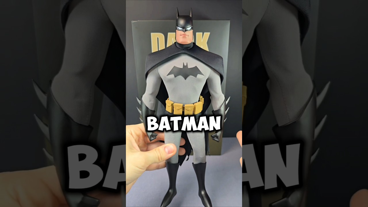 S-Hero Animated Batman Dark Hero 1/6 Scale Figure! #hottoys