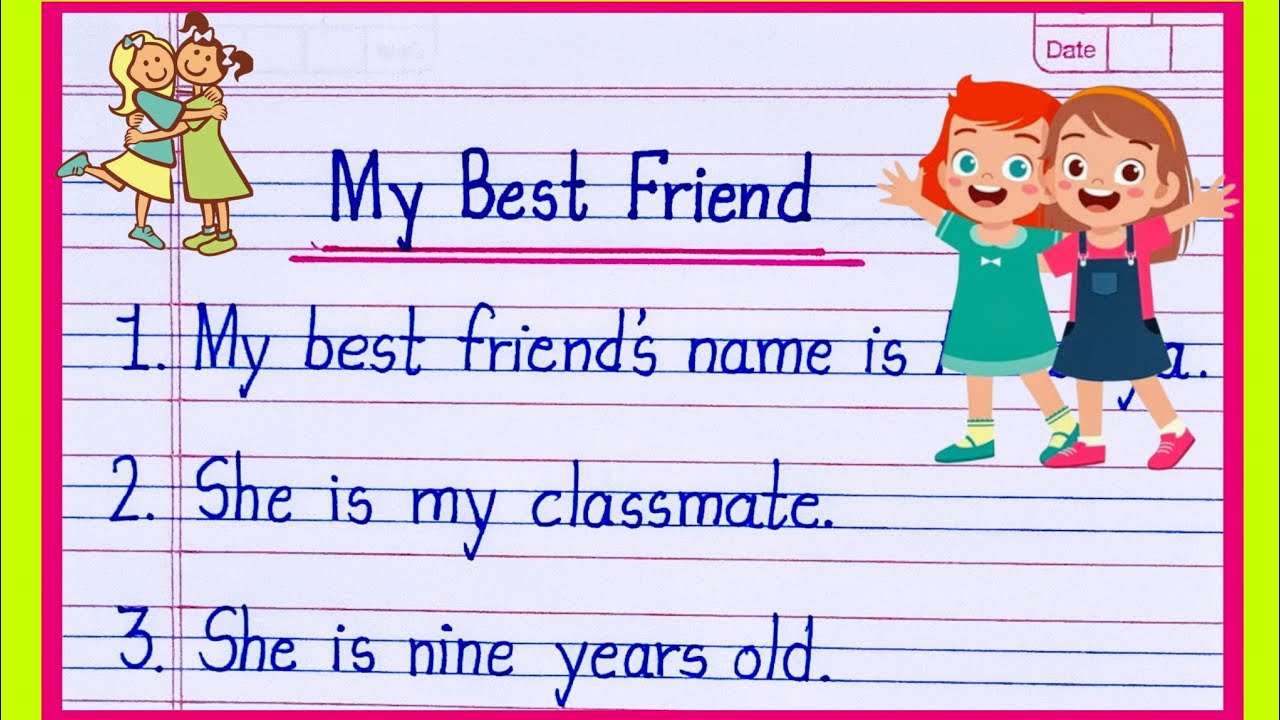 10 Lines Essay on My Best Friend/ Essay on My Best Friend in English/ My Best Friend Essay 