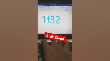 💧⛅ rain cloud symbol shortcut key in ms word #shortsfeed #shorts #viral #trending #computer #msword