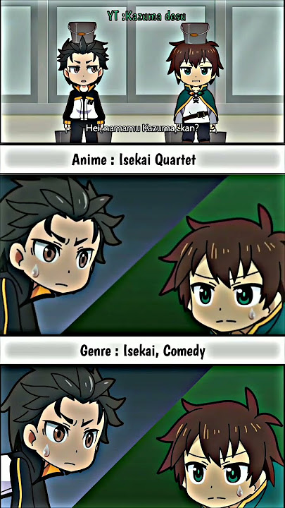 Ketika kazuma ketemu subaru 😅|Jedag Jedug Anime🍀