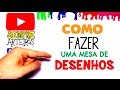 TUTORIAL: Como fazer uma mesa de desenhos! How to make a drawing table! TUTORIAL: Como fazer uma mesa de desenhos! How to make a drawing table!