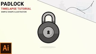 How To Create a Lock Vector Illustration in Adobe Illustrator
