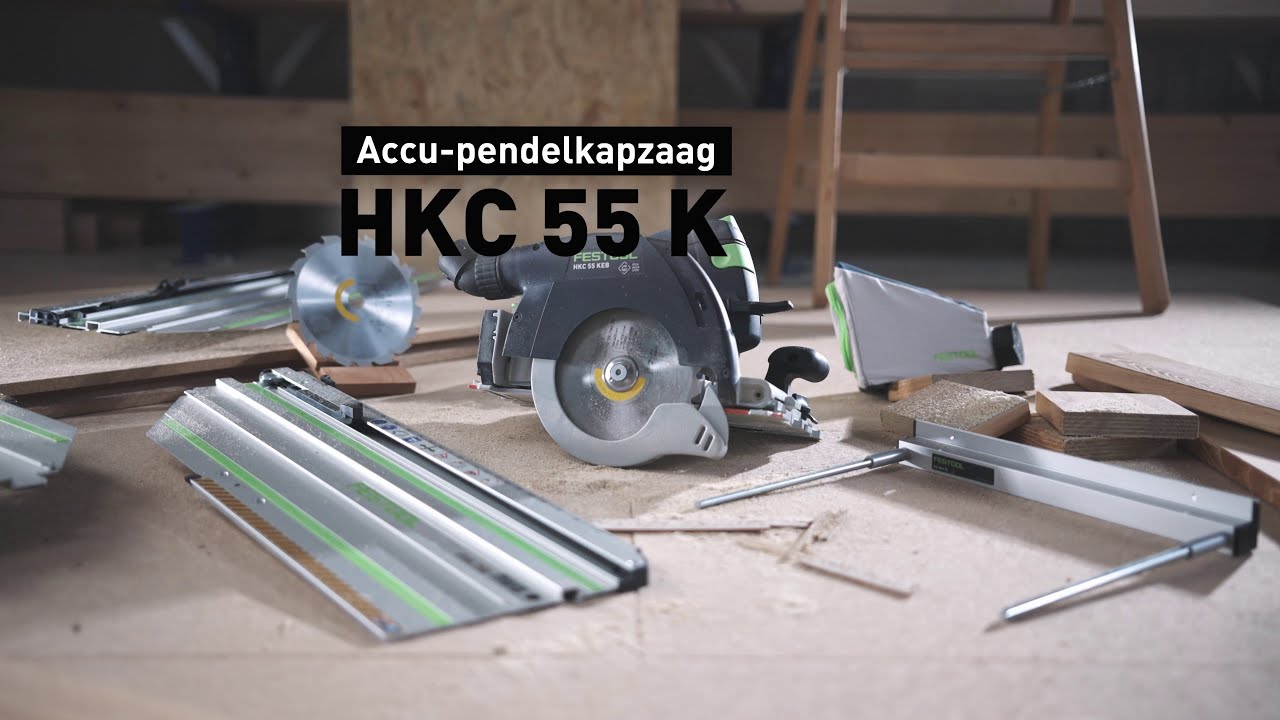 Sneller én nog veiliger - accu-cirkelzaag HKC 55 K | Festool NL