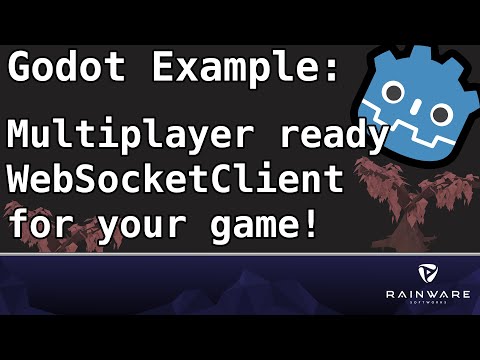 Websockets Godot 3 Tutorial - Ready to use Client Example for your multiplayer game!