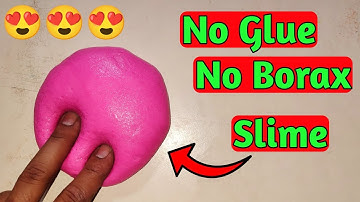How To Make Slime Without Glue Or Borax l How To Make Slime With Flour and Salt l No Glue Slime ASMR