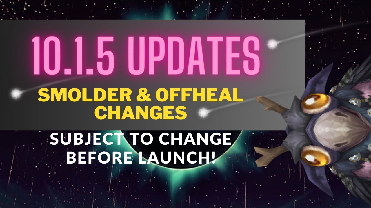 Updates from the 10.1.5 PTR for Balance Druids!