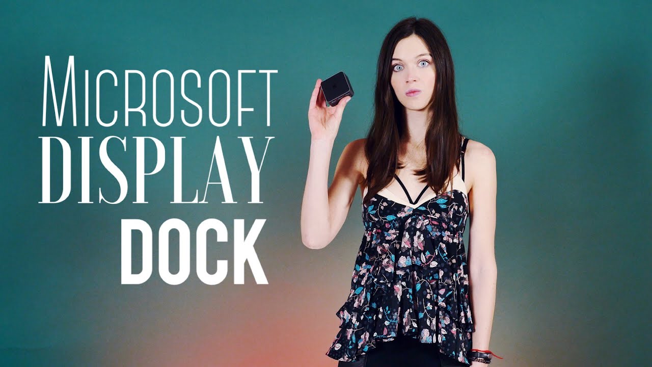 Microsoft HD-500: док-станция для Lumia 950/950 XL - YouTube