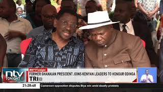 Former Ghanaian President Nana Akufo-Addo Joins Kenyan Leaders To Honour Raila Odinga