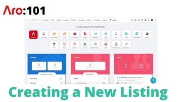Arosoftware 101: Create a New Listing