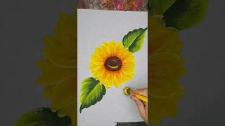 Aprenda a pintar girassol 🌻