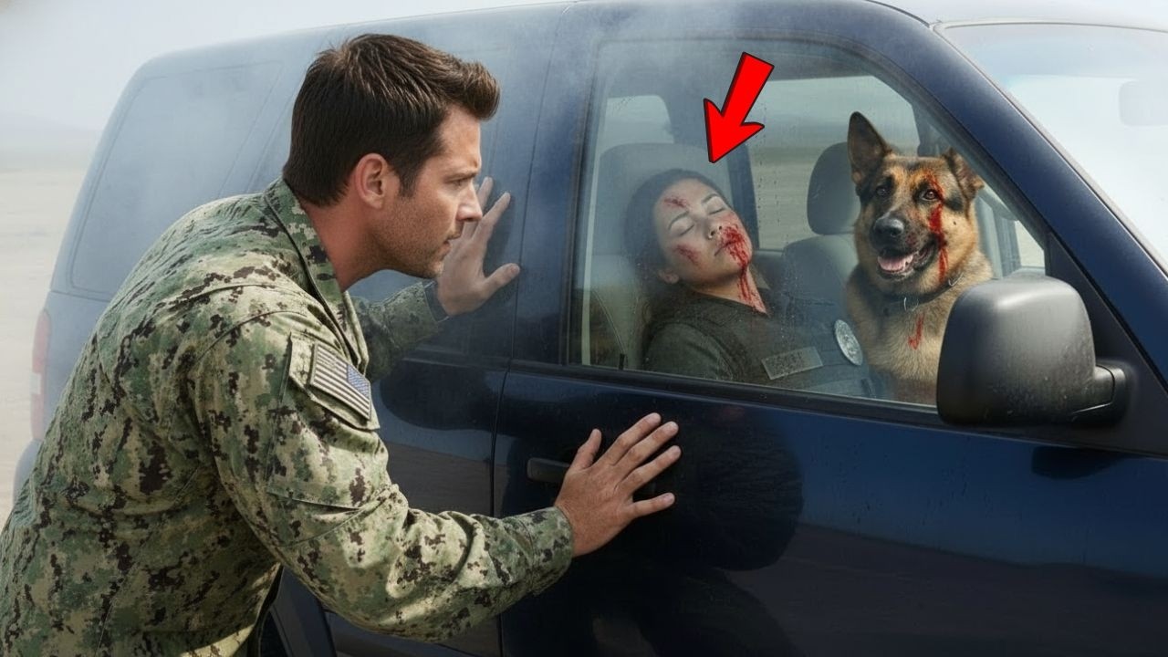 110°F Heat Trap: A Navy SEAL Rescued A K9 Dog And  Female FBI — Her Was Already 