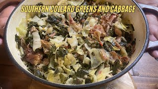 How To Make Southern Collard Greens And Cabbage 
