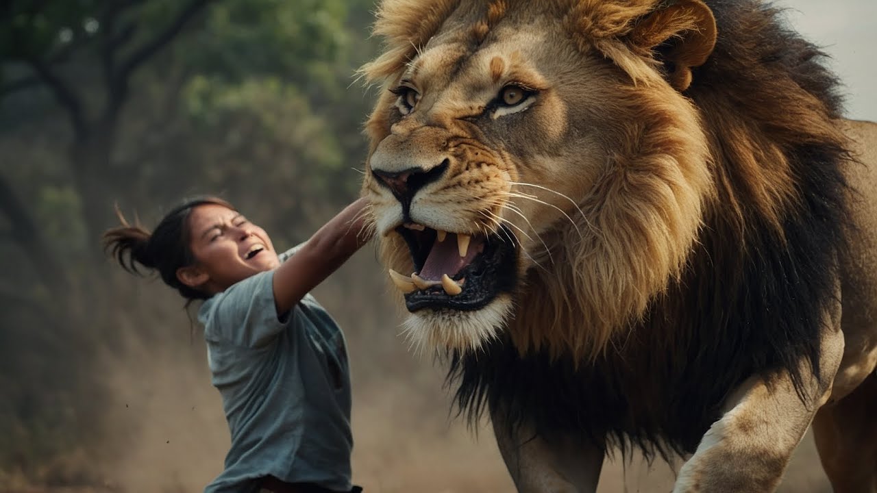 The scariest lion encounters caught on camera !!