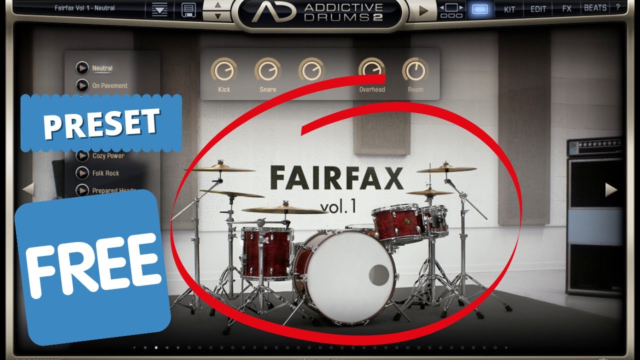 Addictive Drums 2 PRESET *Arrocha