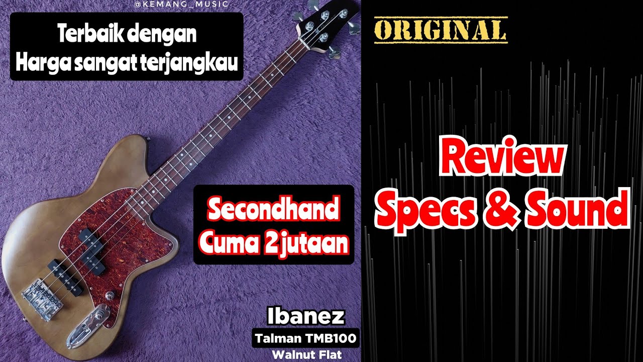 IBANEZ TALMAN TMB100 Review Bass murah original 